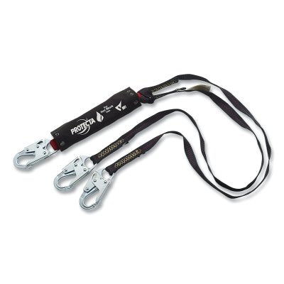 3M 70804555822 Protecta Shock Absorbing Lanyard, 6 ft, Hot Work Use, Fiber resistant Web
