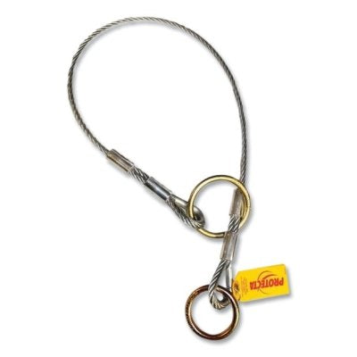 3M 70007649448 PROTECTA Cable Tie-Off Adaptor, 4 ft L, Galvanized Steel
