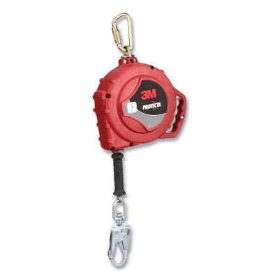 3M 7100350520 Protecta Self-Retracting Lifelines, 3590042, 85 ft, Swivel Snap Hook, Galvanized Steel Cable, Single Leg, 420 lb