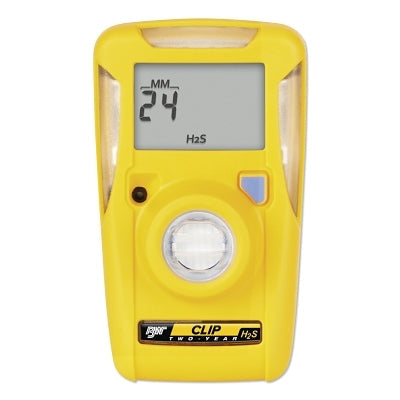 BW Technologies / Honeywell Analytics BWC2H Clip Single-Gas Detector, Hydrogen Sulfide, Surecell, 10-15 ppm Alarm Setting