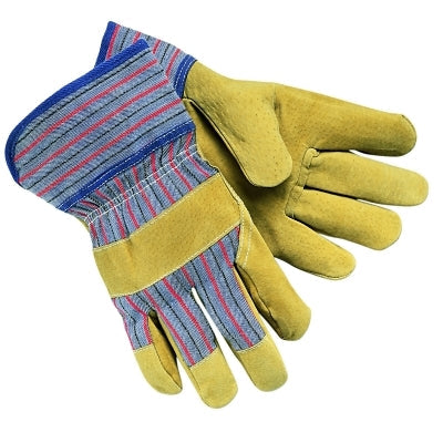 MCR Safety 1950L Grain Leather Palm Gloves, Large, Economy Grain Pigskin