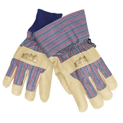 MCR Safety 1965L Grain Leather Palm Gloves, Large, Pigskin