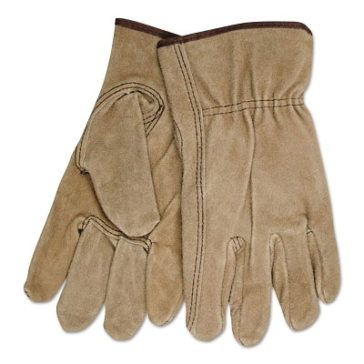 MCR Safety 3110M Premium-Grade Leather Driving Gloves, Cowhide, Medium, Unlined, Keystone Thumb