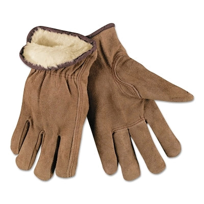 MCR Safety 3170M Insulated Drivers Gloves, Premium Grade Cowhide, Medium, Piled Lining