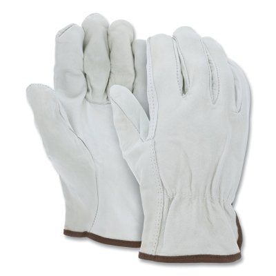 MCR Safety 32013S Drivers Gloves, 10.11 in L, Small, Beige