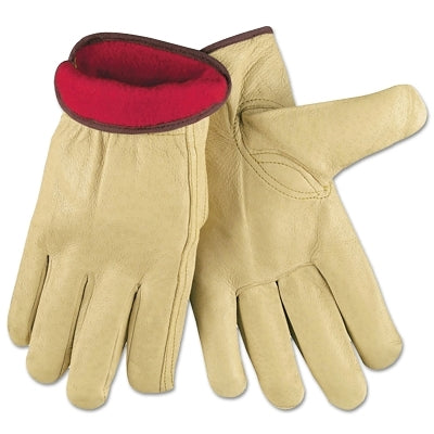 MCR Safety 3450XL Insulated Drivers Gloves, Premium Grain Pigskin, X-Large, Jersey Lining