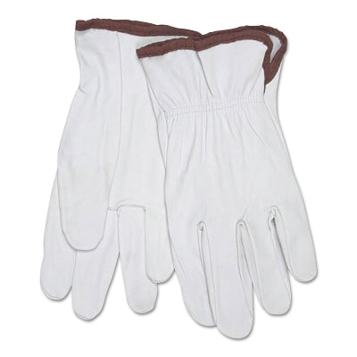 MCR Safety 3601S Premium-Grade Leather Driving Gloves, Goatskin, Small, Unlined