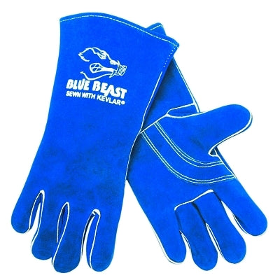 MCR Safety 4600 13" BLUE BEAST WELDERS GLOVES REINFORCED