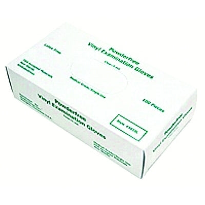 MCR Safety 5010L Disposable Vinyl Gloves Gauntlet Powder Free 5 mil Large