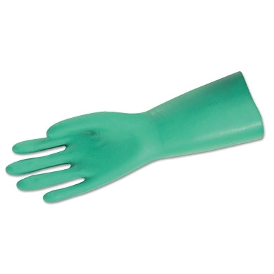 MCR Safety 5309 Unsupported Nitrile Gloves Straight; Gauntlet Cuff Unlined Size 9 11 mil