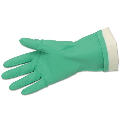 MCR Safety 5321 Unsupported Nitrile Gloves Straight; Gauntlet Cuff Flocked Lined 3X-Large