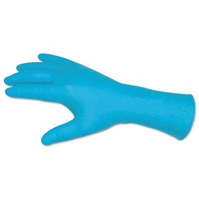 MCR Safety 6012S NitriMed Disposable Gloves Powder Free Textured 6 mil Small Blue