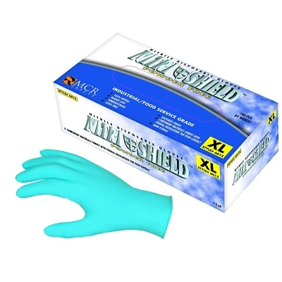 MCR Safety 6015L LRG 4 MIL NITRISHIELD DISPOSABLE GLOVE PWDR FREE