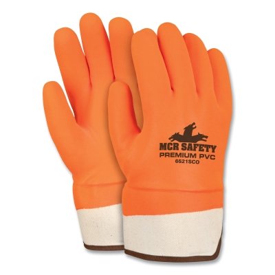 MCR Safety 6521SCO ORANGEPVC SANDY DBL DIPFOAM LND SFTY CF