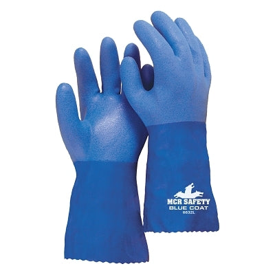 MCR Safety 6632L Memphis BlueCoat, Gauntlet, Blue, Sandy, Large