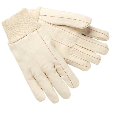 MCR Safety 9018C Double-Palm Hot Mill Gloves Large White Knit-Wrist Cuff