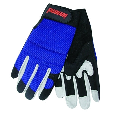 MCR Safety 905L Fasguard Multi-Task Gloves, Blue/Black/Gray, Large