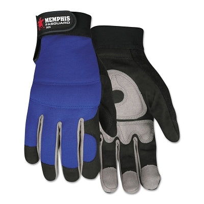 MCR Safety 905M Fasguard Multi-Task Gloves, Blue/Black/Gray, Medium