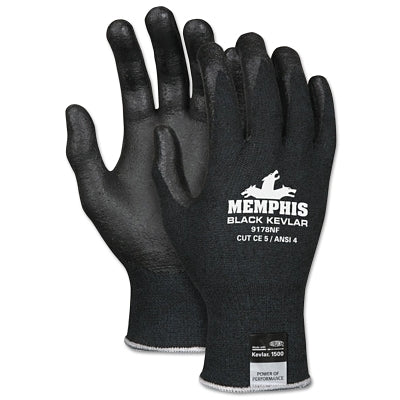 MCR Safety 9178NFXL 9178NF Cut Protection Gloves, X-Large, Black