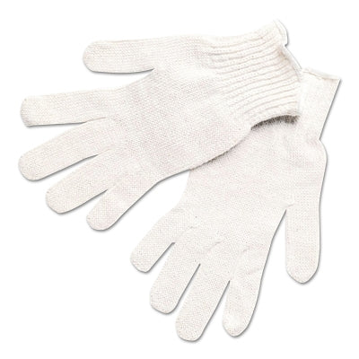 MCR Safety 9500MM 9500 String Knit Gloves Medium Knit-Wrist White