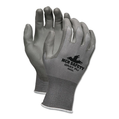 MCR Safety 9666L NXG PU Coated Work Gloves Large Gray