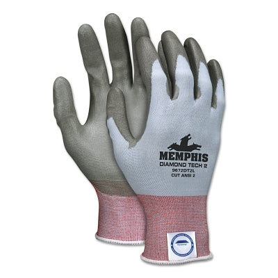 MCR Safety 9672DT2XL Diamond Tech 2 Gloves X-Large Gray/Light Blue