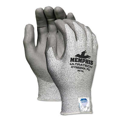 MCR Safety 9683M Ultra Tech Nitrile Coated Gloves Medium Gray/White