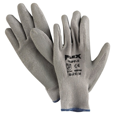 MCR Safety 9688M Flex Tuff-II Latex Coated Gloves Medium Gray