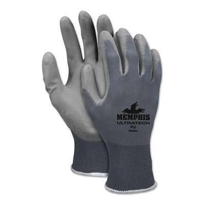 MCR Safety 9696XL UltraTech PU Coated Gloves X-Large Gray