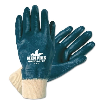 MCR Safety 9781M Predalite Nitrile Gloves Medium Blue