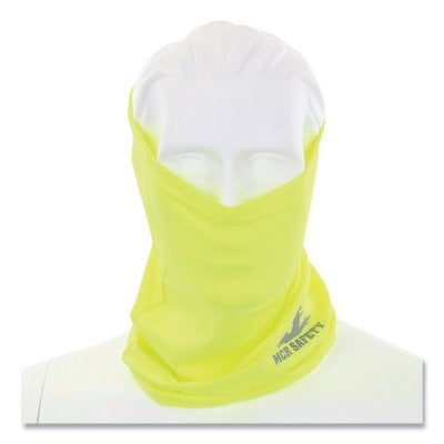 MCR Safety CGNG8 Cooling Neck Gaiter 13 in W x 10 in L Fluorescent Lime