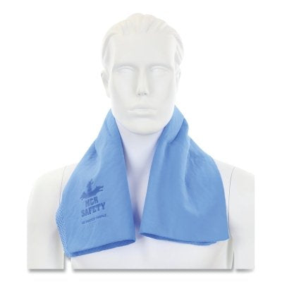 MCR Safety CGT03 Cooling Towel 14 in W x 30 in L Blue PVA