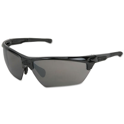 MCR Safety DM1337BZ Dominator DM3 Safety Glasses, Polarized Black Mirror Lens, Duramass, Black Polycarbonate/TPR