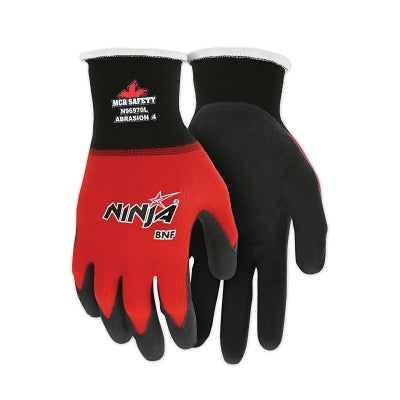MCR Safety N96970M Ninja BNF Gloves, Medium, Black