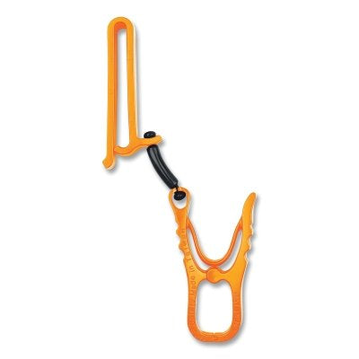 MCR Safety UCDBO Glove Utility Clip, Orange, Plastic