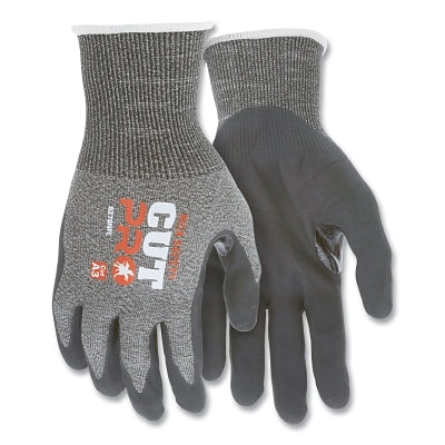 MCR Safety VP9278NFS CutPro 9278NF 18-ga HyperMax Nitrile-Foam Coated Gloves, Gray, Small