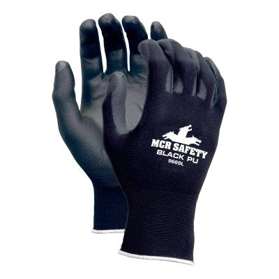 MCR Safety VP9669S NXG PU Coated Work Gloves, Small, Black, Vending Machine Pack