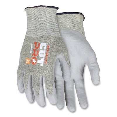 MCR Safety VP9828PUXS CutPro 9828PU 18-ga ARX PU Coated Gloves, X-Small, Green/Gray, Vend Pack
