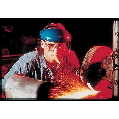 MCR Safety 181640A Universal Faceshield Uncoated Clear PETG 16 in L x 8 in H Aluminum Bound