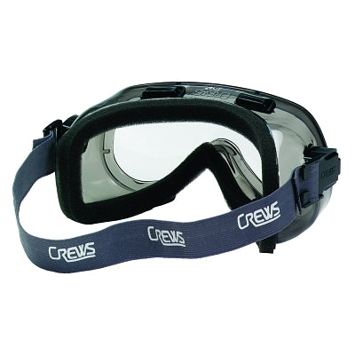 MCR Safety 2400F Verdict Goggles Clear/Gray Scratch Resistant Foam Lining Elastic Strap
