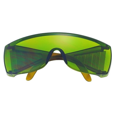 MCR Safety 98120 Yukon 98120 Protective Eyewear, Green Polycarbon Filter 2.0 Lenses, Green Frame