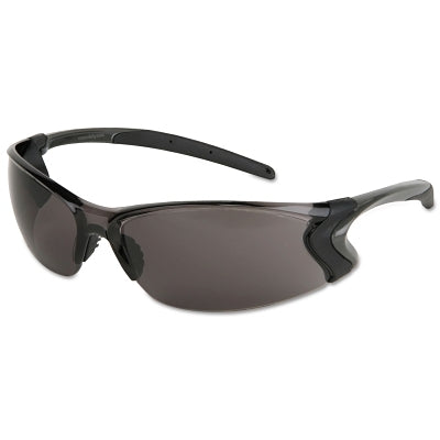 MCR Safety BD112PF BD1 Dielectric Frameless Safety Glasses, Polycarbonate Gray Lens, MAX6 Anti-Fog, Nylon Temples