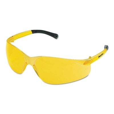 MCR Safety BK114 BearKat BK1 Series Safety Glasses Amber Lens Duramass Scratch-Resistant Amber Frame