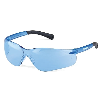 MCR Safety BK313 BearKat BK3 Series Safety Glasses Light Blue Lens Duramass Scratch-Resistant Light Blue Frame