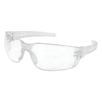 MCR Safety HK210PF HellKat 2 Safety Glasses, Clear Lens, Polycarbonate, Anti-Fog, Clear Frame