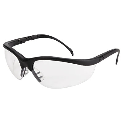 MCR Safety KD110AF KLONDIKE BLACK FRAME CLEAR ANTI-FOG LENS