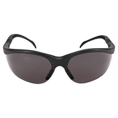 MCR Safety KD112 KLONDIKE BLACK FRAME GREY LENS SAFETY SPECTACLE