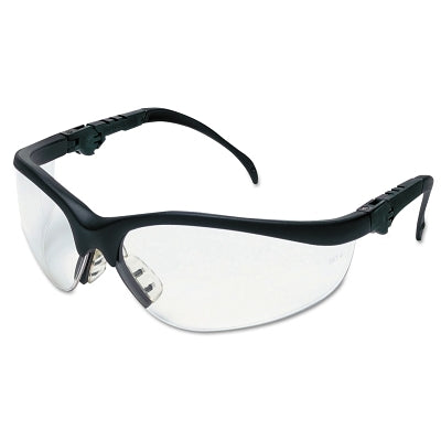 MCR Safety KD310AF Klondike Plus Protective Eyewear Clear Lens Duramass Anti-Fog Black Frame