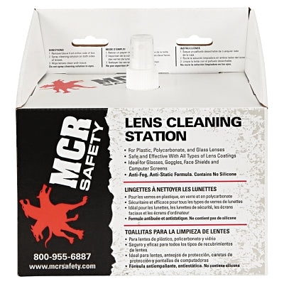 MCR Safety LCS1 DISPOSABLE LENS CLEANINGSTATION