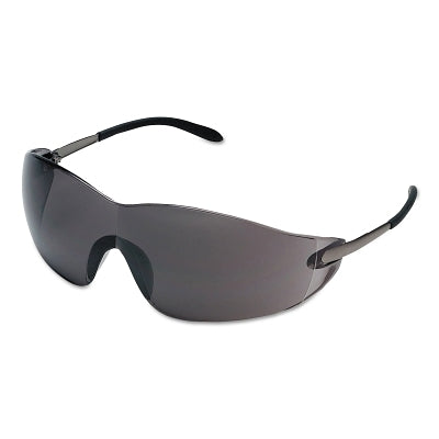 MCR Safety S2112AF Blackjack Elite Protective Eyewear, Gray Lens, Anti-Fog, Chrome Frame, Metal